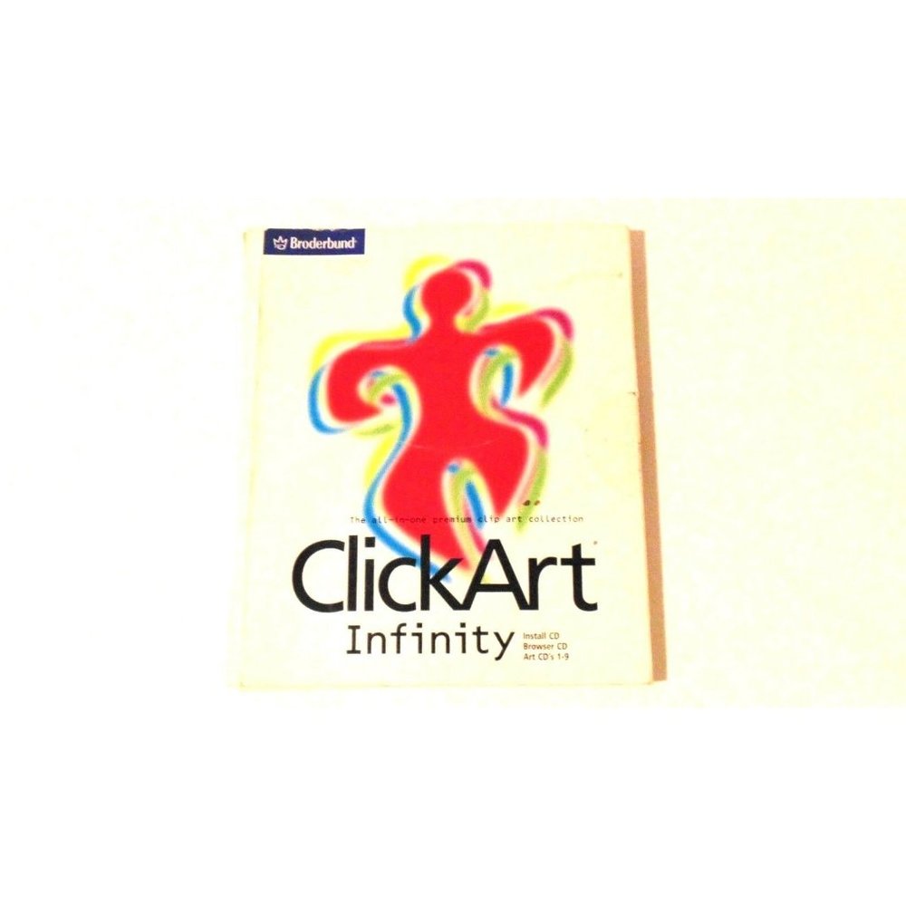 Clickart Click Art Infinity 9 CD Pack All In One Premium Collection Brøderbund